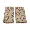 Flora Organic Cotton Napkins, DESERT ROSE - SET OF FOUR