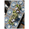 Era Scalloped Linen Placemats , PASTEL BLUE - SET OF TWO
