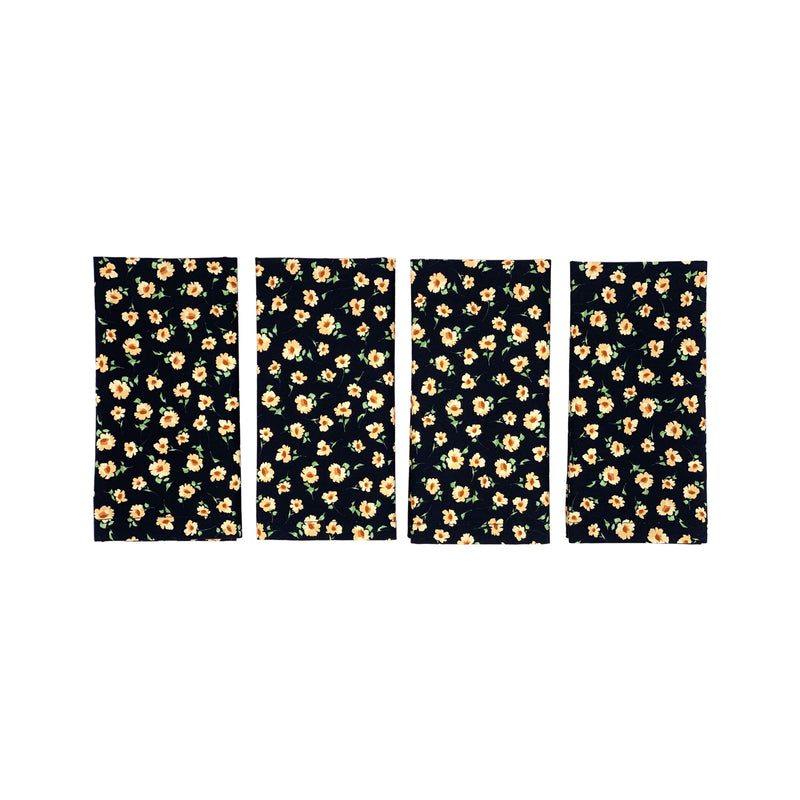 Flora Organic Cotton Napkins, PRIMROSE - SET OF FOUR
