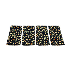 Flora Organic Cotton Napkins, PRIMROSE - SET OF FOUR