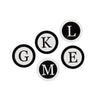LETTERS COASTERS