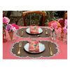 Era Scalloped Linen Placemats , TABACO - SET OF TWO