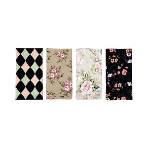 Flora Organic Cotton Napkins, DESERT ROSE - SET OF FOUR