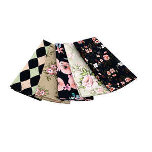 Flora Organic Cotton Napkins, DESERT ROSE - SET OF FOUR