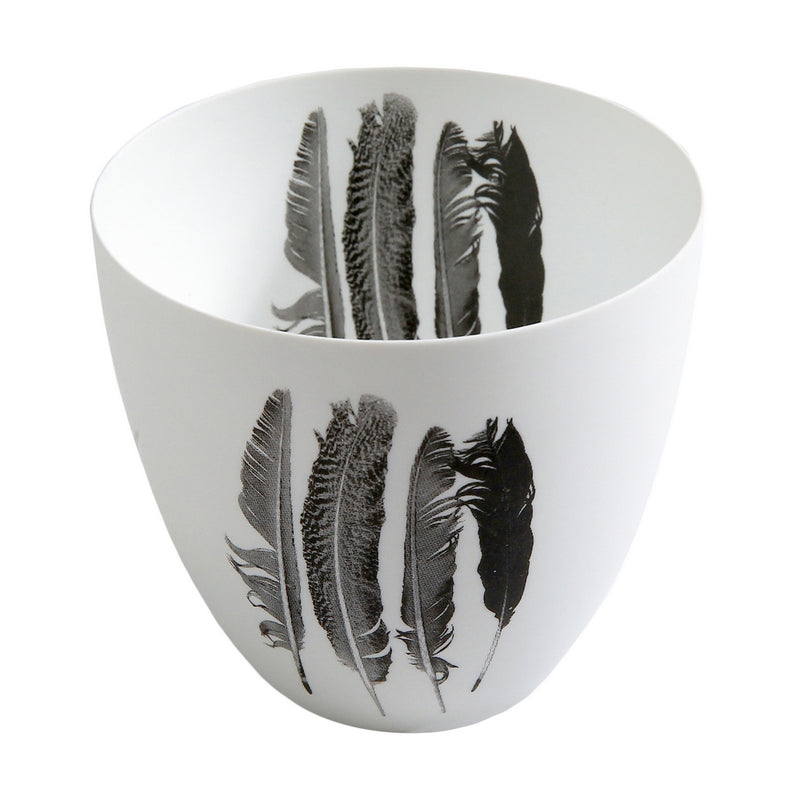 FEATHERS TEALIGHT HOLDER
