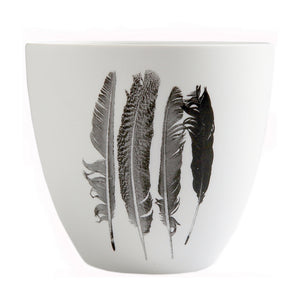 FEATHERS TEALIGHT HOLDER