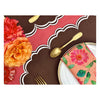 Era Scalloped Linen Placemats , TABACO - SET OF TWO