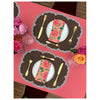 Era Scalloped Linen Placemats , TABACO - SET OF TWO