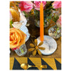 Marble Candle Holder, CARRARA MARBLE - SOLID MARBLE