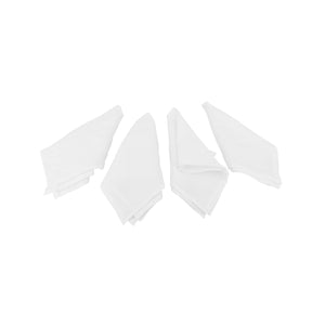 Meg Linen Napkins, CANDID WHITE - PURE LINEN