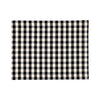 Picnic Placemats , CHECK BLACK - SET OF FOUR