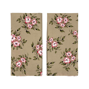Flora Organic Cotton Napkins, DESERT ROSE - SET OF FOUR