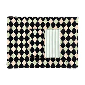 Burlesque Linen Tablecloth - VINTAGE ALLURE