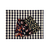 Picnic Placemats , CHECK BLACK - SET OF FOUR