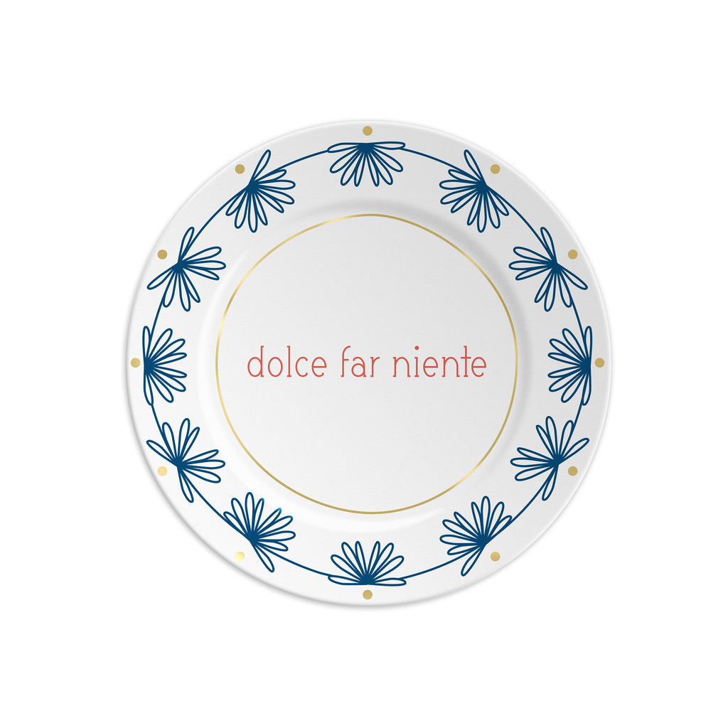 Dolce Far Niente Plate - PORCELAIN