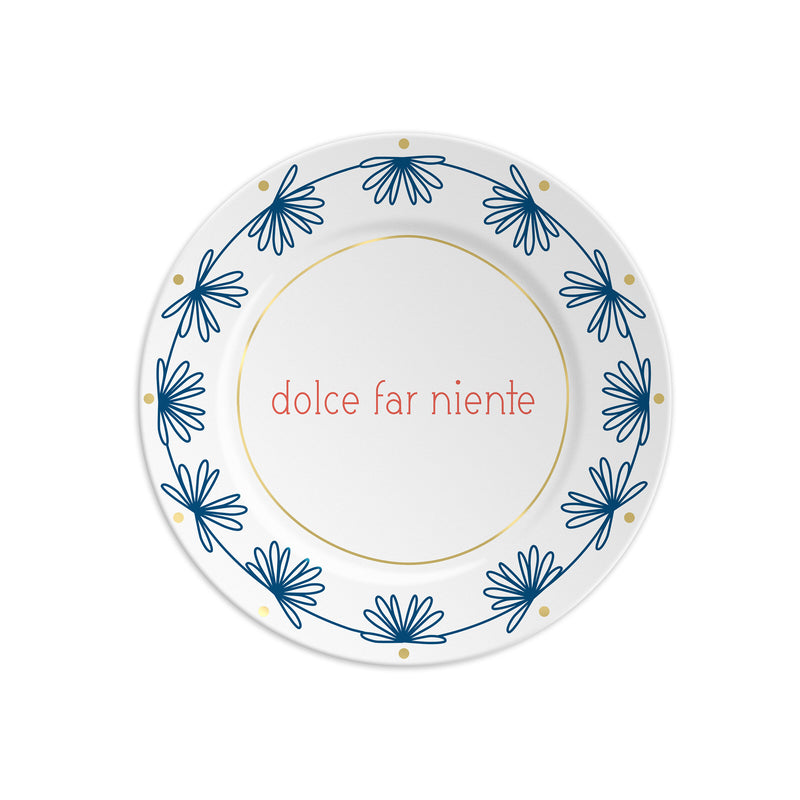 Dolce Far Niente Plate - PORCELAIN