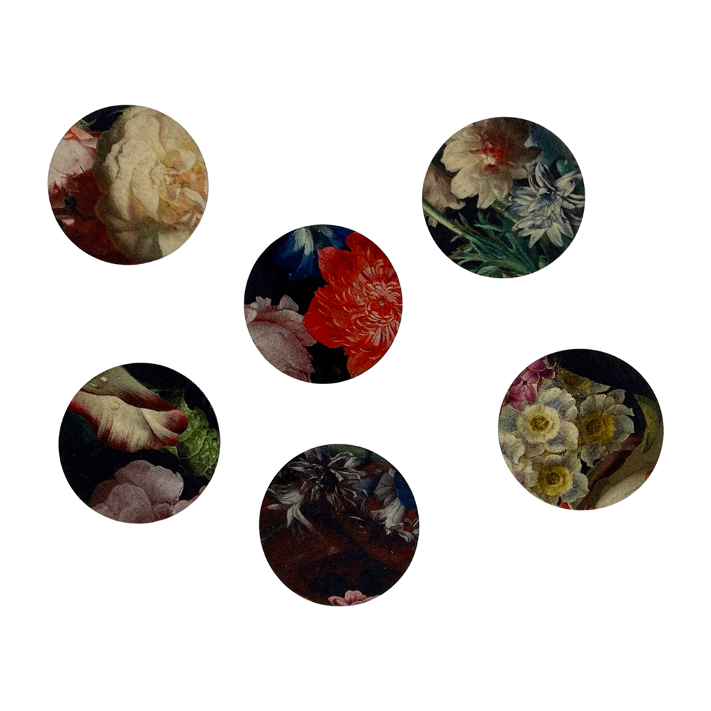 Fleurs Coasters - SET OF TWO