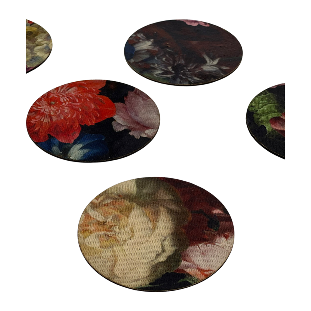 Fleurs Coasters - SET OF TWO