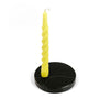 Marble Candle Holder, SAHARA NOIR MARBLE - SOLID MARBLE