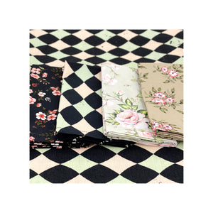 Burlesque Linen Tablecloth - VINTAGE ALLURE