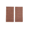 Bonnie Linen Napkins, BRICK - SET OF TWO