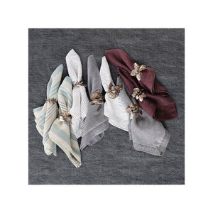 Herbs Napkin Rings - SET OF EIGHT