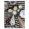 Burlesque Linen Tablecloth - VINTAGE ALLURE
