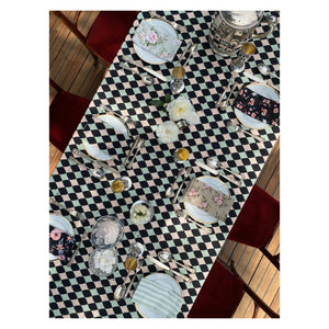 Burlesque Linen Tablecloth - VINTAGE ALLURE