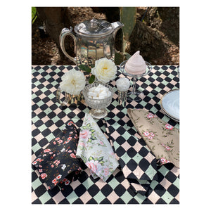 Flora Organic Cotton Napkins, DESERT ROSE - SET OF FOUR