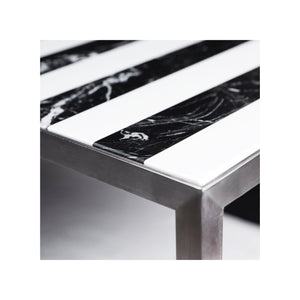 Duet Coffee Table - MARBLE AND STEEL