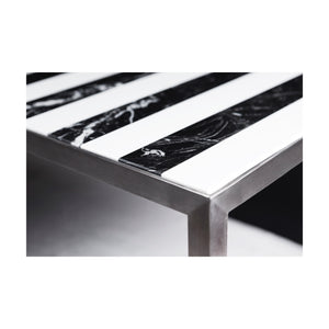 Duet Coffee Table - MARBLE AND STEEL