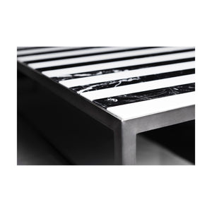 Duet Coffee Table - MARBLE AND STEEL