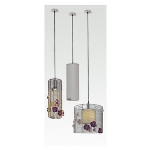 Little Bloom Pendant Lamp - LIGHT, CASHMERE, CRYSTALS