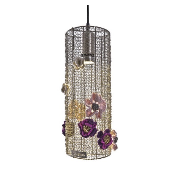 Little Bloom Pendant Lamp - LIGHT, CASHMERE, CRYSTALS