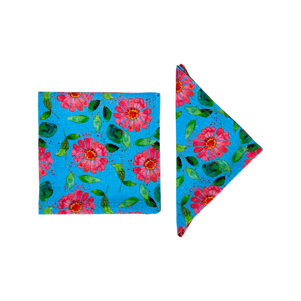Opi Linen Napkins, SKY BLUE - SET OF TWO