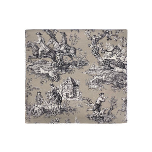 Toile De Jouy Tablecloth - ITALIAN COTTON