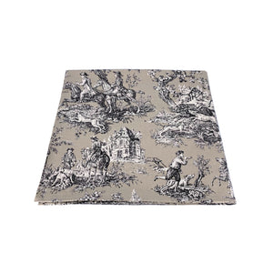 Toile De Jouy Tablecloth - ITALIAN COTTON