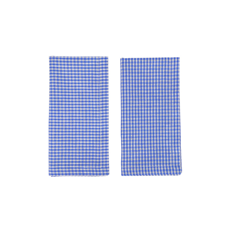 Bonnie Linen Napkins, LIGHT BLUE - SET OF TWO