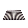 Picnic Placemats , CHECK BROWN - SET OF FOUR