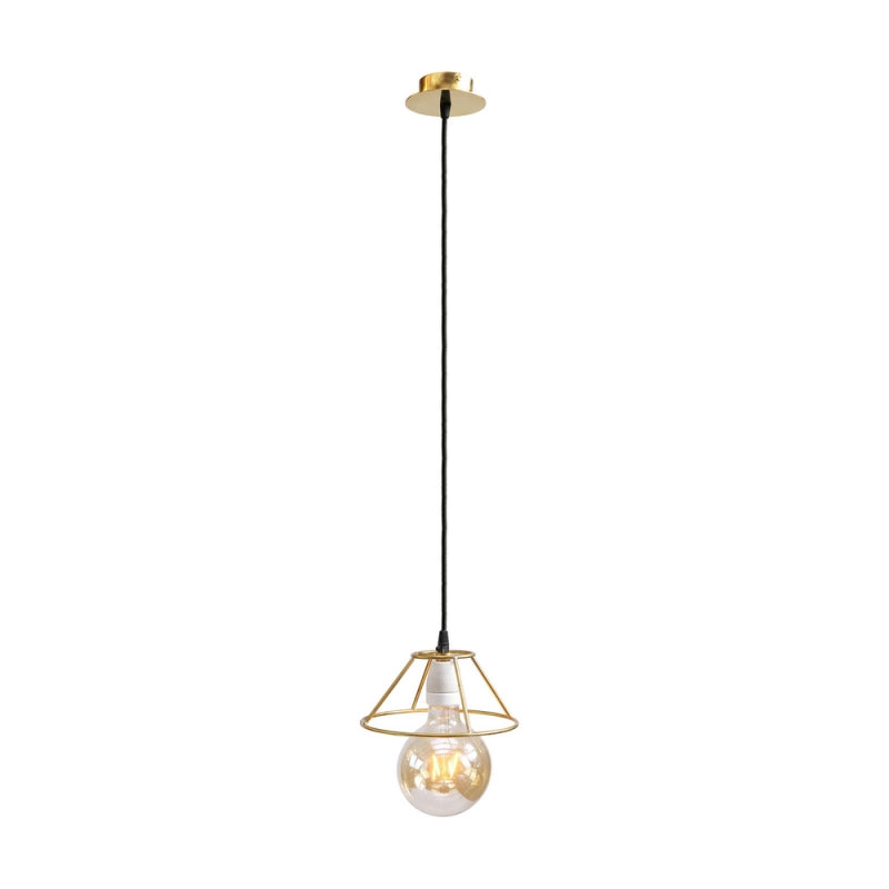 Leda Pendant Lamp - LIGHT AND BRASS