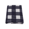Grid Linen Tablecloth - HAND PAINTED